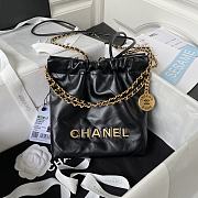 Chanel Should Bag AS3980 Black Size 19x20x6cm - 2