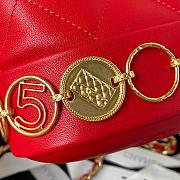 Chanel Should Bag AS4275 Red Size 18x18x8cm - 2