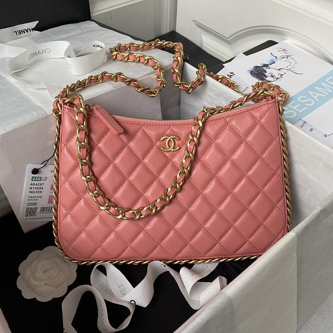 Chanel Should Bag AS4287 Pink Size17x28x2cm - 1