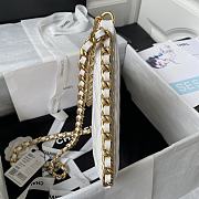 Chanel Should Bag AS4287 White Size17x28x2cm - 6
