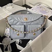 Chanel Should Bag AS4743 Ash Size19x24x5cm - 4