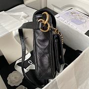 Chanel Should Bag AS4743 Black Size19x24x5cm - 6