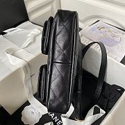 Chanel Should Bag AS4743 Black Size19x24x5cm - 4
