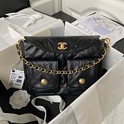 Chanel Should Bag AS4743 Black Size19x24x5cm - 3