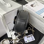 Chanel Should Bag Heart AS3191Black Size 16x18x6cm - 3