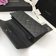 Chanel Wallet 80286 Silver Size 10.5x19x3cm - 4