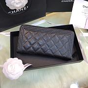 Chanel Wallet 80288 Silver Size10.4x19.4x2cm - 5
