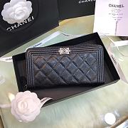 Chanel Wallet 80288 Silver Size10.4x19.4x2cm - 2
