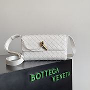 Bottega Veneta Andiamo Bag White Size 21x13x4cm - 3