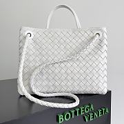 Bottega Veneta Andiamo Bag White Size 32x24x12cm - 3