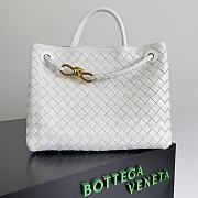 Bottega Veneta Andiamo Bag White Size 32x24x12cm - 4