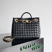 Bottega Veneta Andiamo Bag Black Size 25x22x10cm - 3
