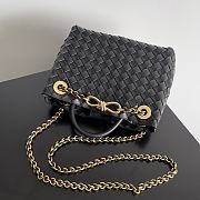 Bottega Veneta Andiamo Bag Black Size 25x22x10cm - 2