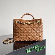 Bottega Veneta Andiamo Bag Orange Size 25x22x10cm - 5