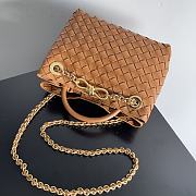 Bottega Veneta Andiamo Bag Orange Size 25x22x10cm - 2