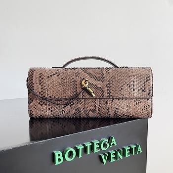 Bottega Veneta Andiamo Clutch Snake Size 31x13x3cm
