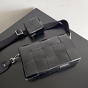 Bottega Veneta Cassette Black Size 26x16x6cm - 5