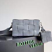 Bottega Veneta Cassette Grey Size 26x16x6cm - 3