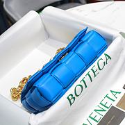 Bottega Veneta Cassette Blue Size 26x18x8cm - 6