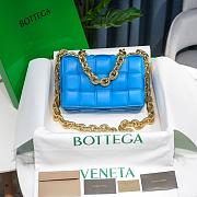 Bottega Veneta Cassette Blue Size 26x18x8cm - 4