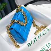 Bottega Veneta Cassette Blue Size 26x18x8cm - 3
