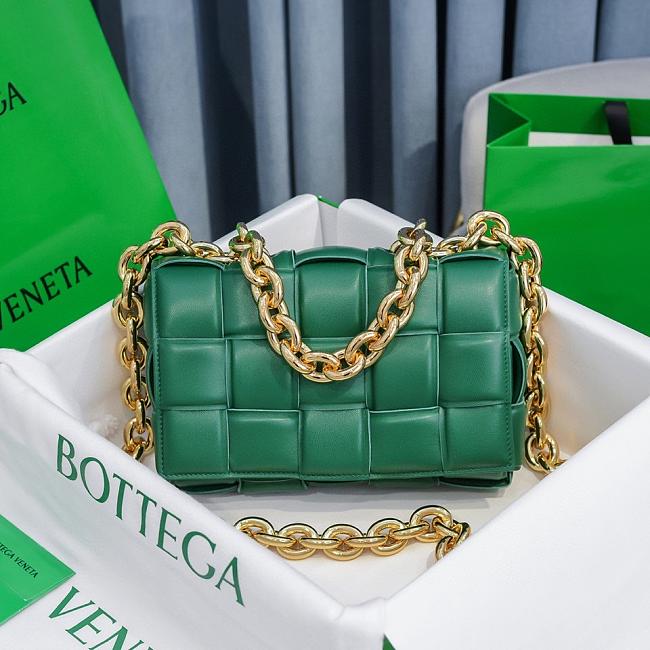 Bottega Veneta Cassette Jade Size 26x18x8cm - 1