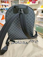 LV Damier Graphite World Map Josh Backpack 30x11x39 cm - 5