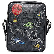 Louis Vuitton Damier Eclipse Men's Crossbody Size 17x21x3cm - 2