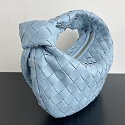Bottega Veneta Jodie Bag Blue Size 23x28x8cm - 4