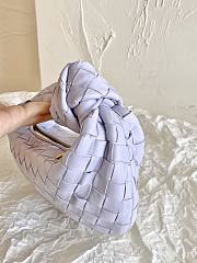 Bottega Veneta Jodie Bag Purple Size 28x23x8cm - 5