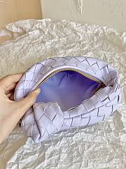 Bottega Veneta Jodie Bag Purple Size 28x23x8cm - 4