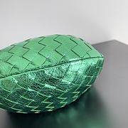Bottega Veneta Jodie Rough Leather Green Size 23x15x5cm - 2
