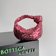 Bottega Veneta Jodie Rough Leather Pink Size 23x15x5cm - 1