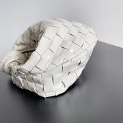 Bottega Veneta Jodie Shiny Leather White Size 23x15x5cm - 4