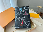 LV Passport Cover Damier Graphite Canvas 10x14x2cm - 2
