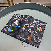 LV Passport Cover Damier Graphite Canvas 10x14x2cm - 4