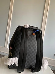 LV Discovery Backpack Damier Graphite N45275 Size 37x40x20 - 3