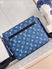 LV District PM Bag Blue Size 26x20x7cm - 6