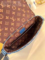 LV District PM Bag Blue Size 26x20x7cm - 4