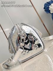 LV Speedy Bandoulière Silver Bag M11987 Size 20x13x12cm - 6