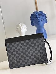 LV STANDING POUCH N64612 Size 27x21x5CM - 5