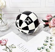 Chanel Sphere Minaudiere Black & White 12 X12 X12CM   - 4