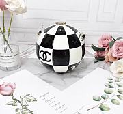 Chanel Sphere Minaudiere Black & White 12 X12 X12CM   - 3