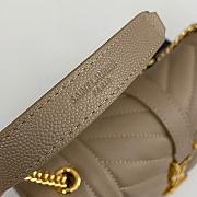 Saint Laurent Beige Bag 1450YS Size 21x13x6cm - 6