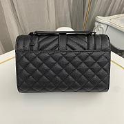 Saint Laurent Black Bag 1450YS Size 21x13x6cm - 3
