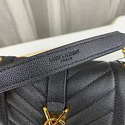 Saint Laurent Black Gold Bag 1450YS Size 21x13x6cm - 2