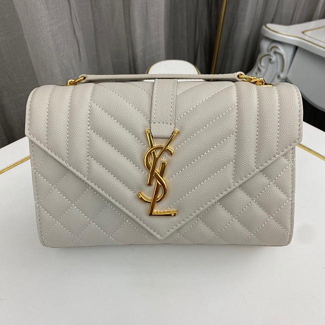 Saint Laurent White Bag 1450YS Size 21x13x6cm - 1