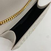 Saint Laurent White Bag 1450YS Size 21x13x6cm - 5