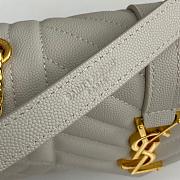 Saint Laurent White Bag 1450YS Size 21x13x6cm - 2