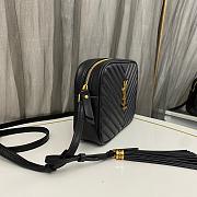 Saint Laurent Black Gold Bag 1446YS Size 23x16x6cm - 2